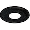 Ekena Millwork Anthony Ceiling Medallion (Fits Canopies up to 11 5/8"), 29 3/8"OD x 11 5/8"ID x 1 1/8"P, Jet Black CM29ATBLF - alternate 2